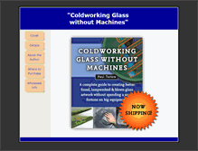Tablet Screenshot of coldworkingglass.com